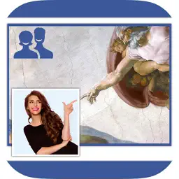 Customize profile photo cover for fb app icon