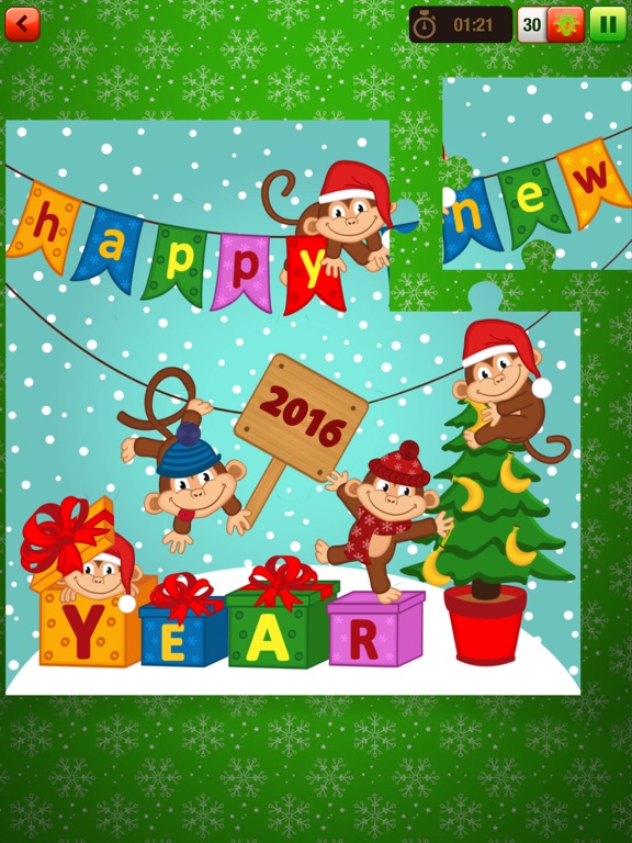 Christmas Jigsaw Puzzle – Best Brain Game For Kids iPad screenshot
