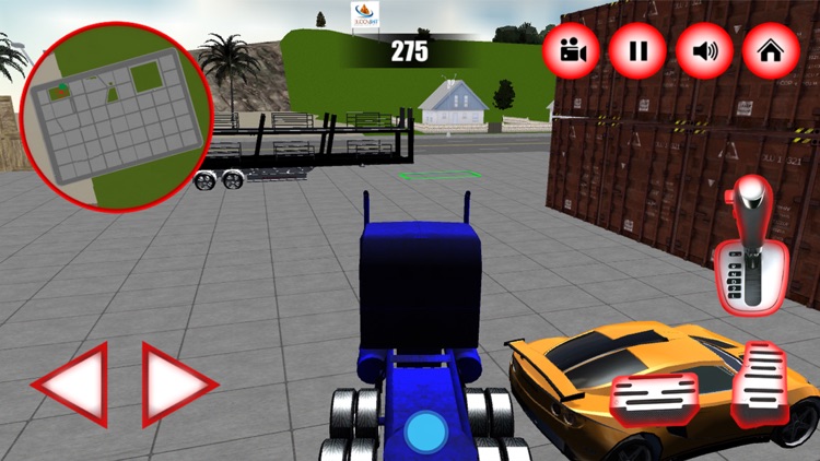 City Cargo Transporter Truck 3D