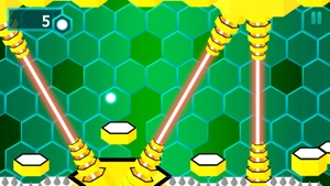 Bouncing Ball Attack Orange Killer Bee Hive Game screenshot #5 for iPhone