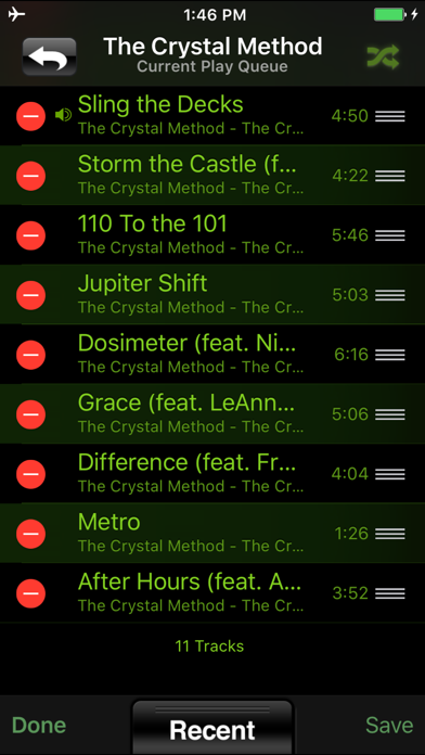 LouderLogic for iPhone iPhone screenshot 5 - Music app