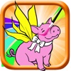 Coloring Fairy Pep Pig Fun Game For Kids