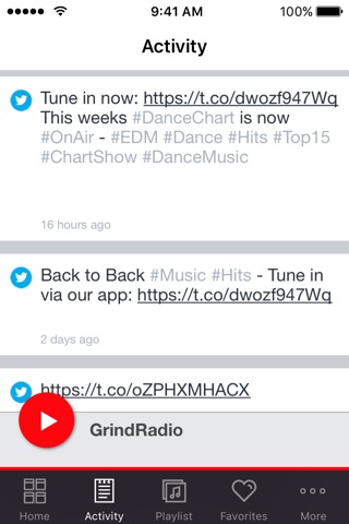 GrindRadio screenshot 2