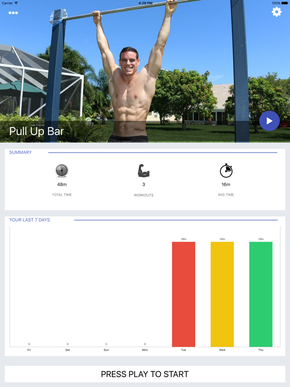 Screenshot #4 pour Pull-up Bar Workout Challenge Free - Build muscles