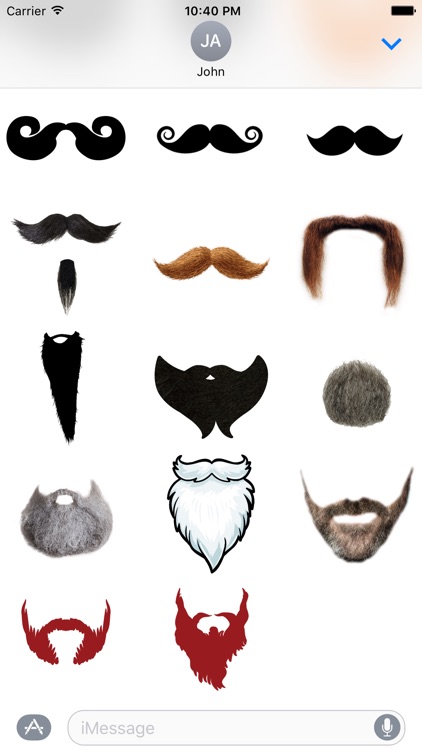 BeardMe: Beard & Mustache Stickers