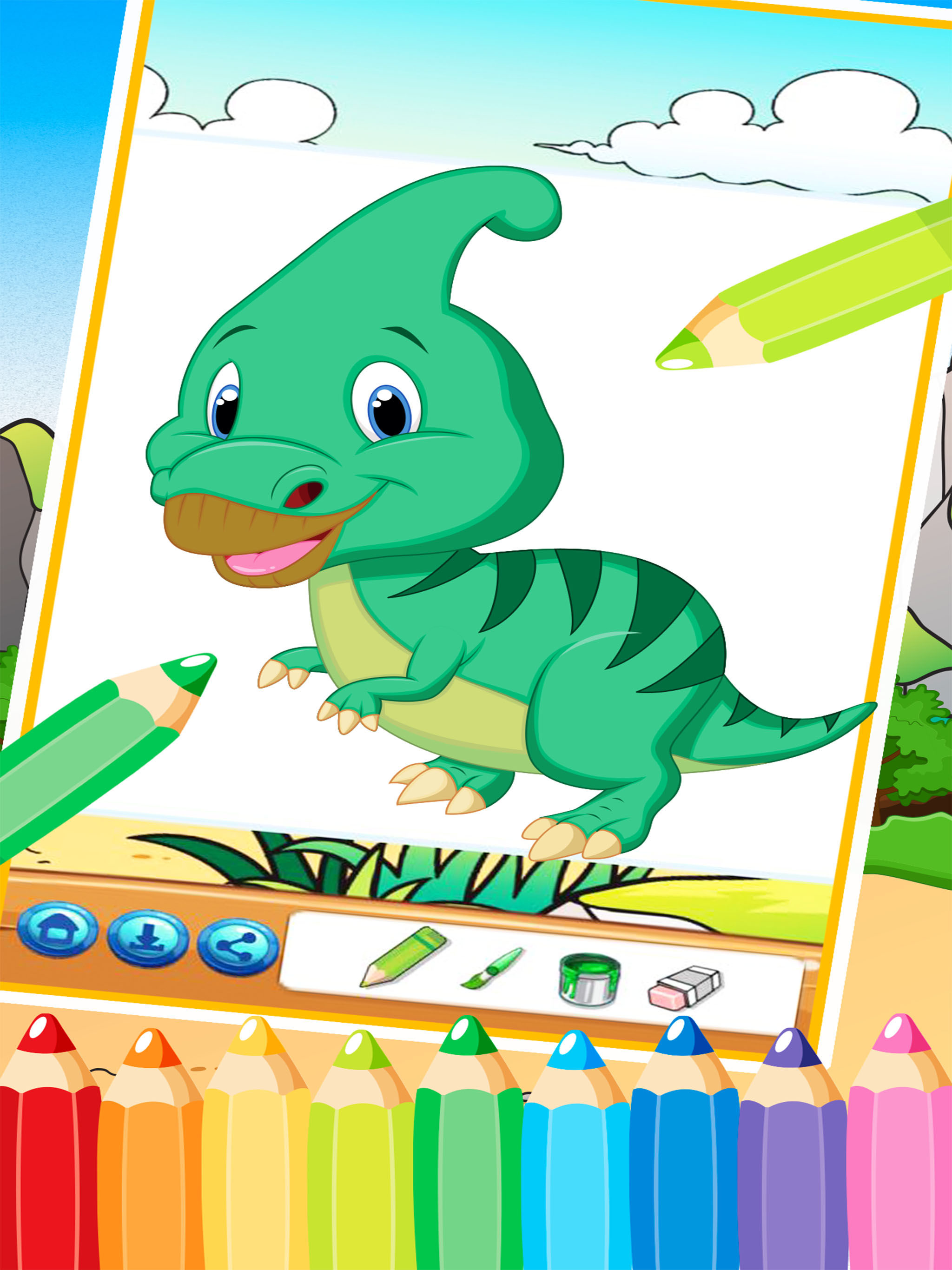 Dinosaur Coloring Book 3 - Dino Color For Kid screenshot 10