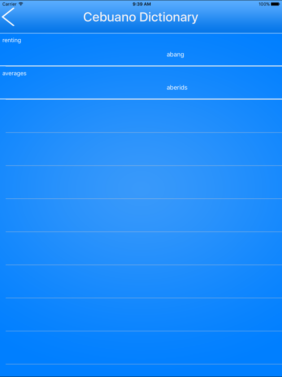 Cebuano Dictionary Offlineのおすすめ画像4