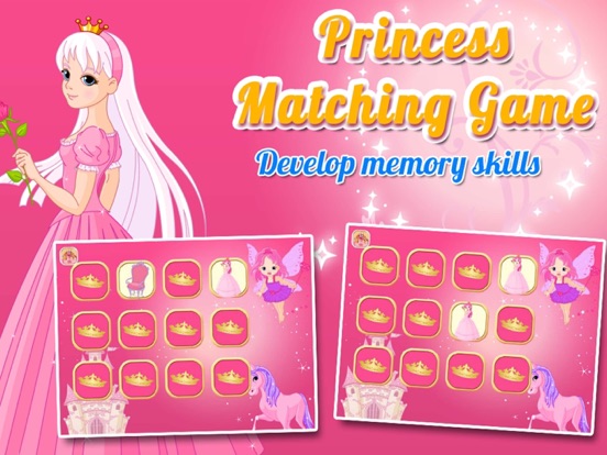 Screenshot #5 pour Princess Matching and Learning Game for Kids