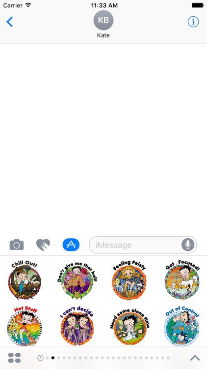 Betty Boop - Zodiac Signs Stickers