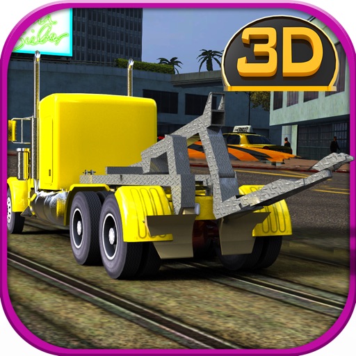 Heavy Tow Truck Driver 3D 2015 - Real trucker simulation and parking game Icon