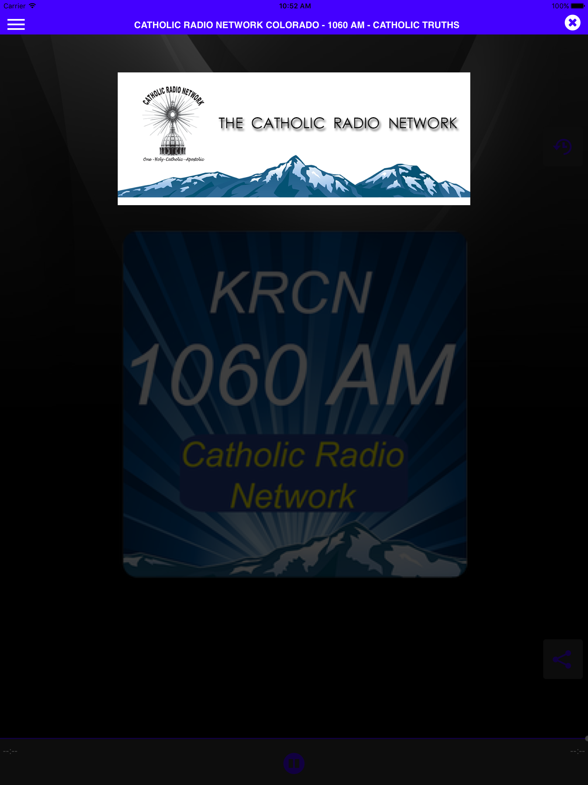 CATHOLIC RADIO NETWORK 1060 AM screenshot 6
