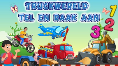 Screenshot #1 pour Truckwereld, tel en raak aan- Taalspelletje voor kinderen