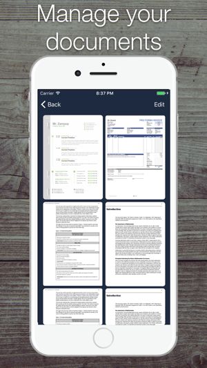 ‎PDF Scanner, Editor & Printer Screenshot