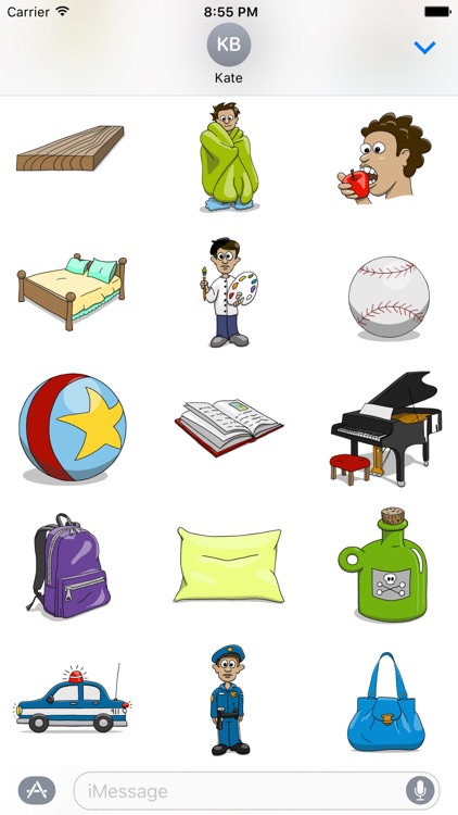 Stickertoons Life – Useful stickers for iMessage screenshot-3