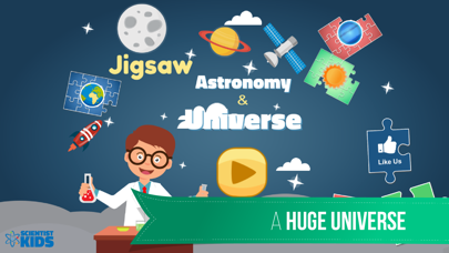 Screenshot #1 pour Kids Jigsaw Puzzle World : Astronomy & Universe - Game for Kids for learning