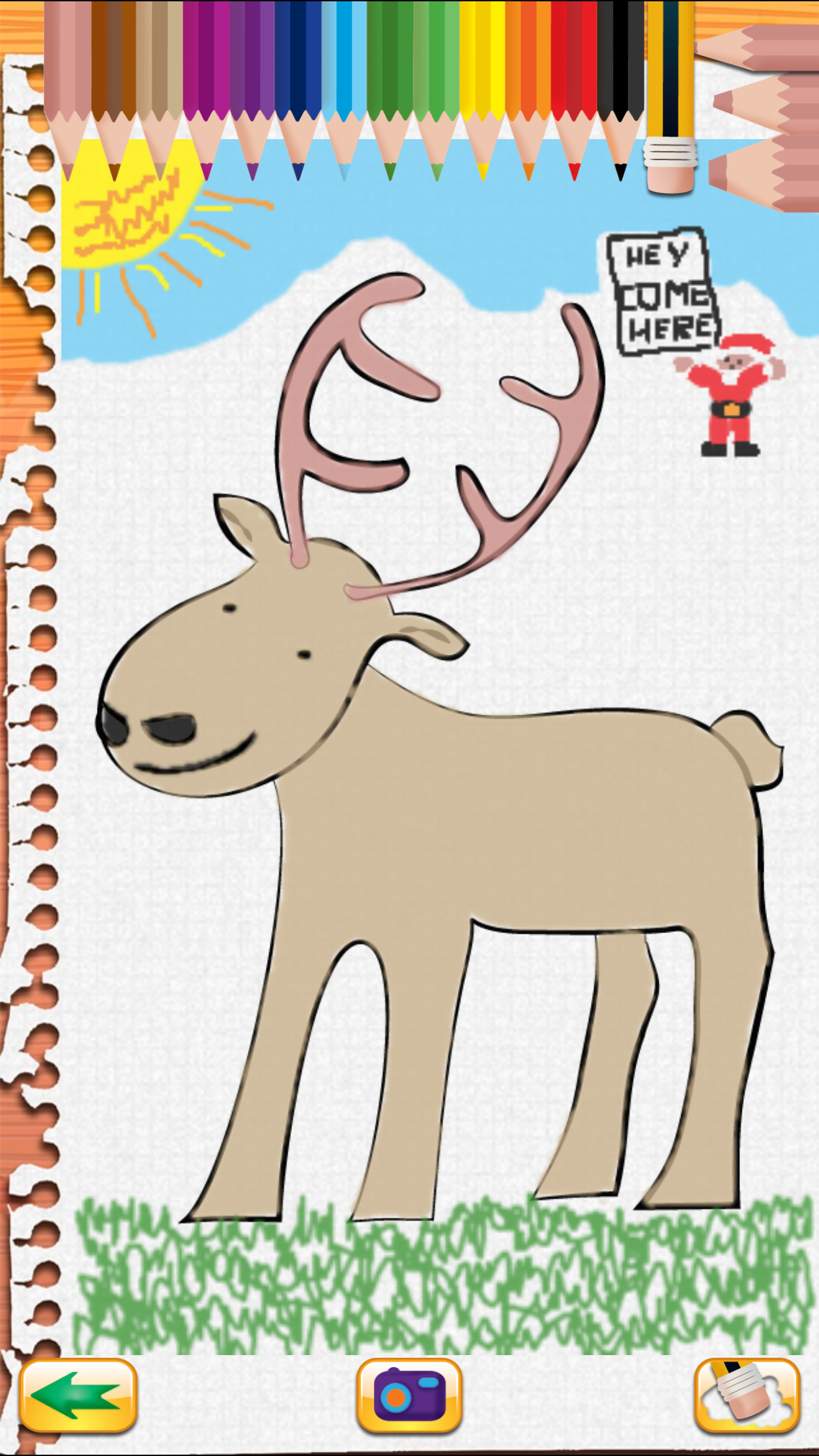 Draw and Colour: Xmas