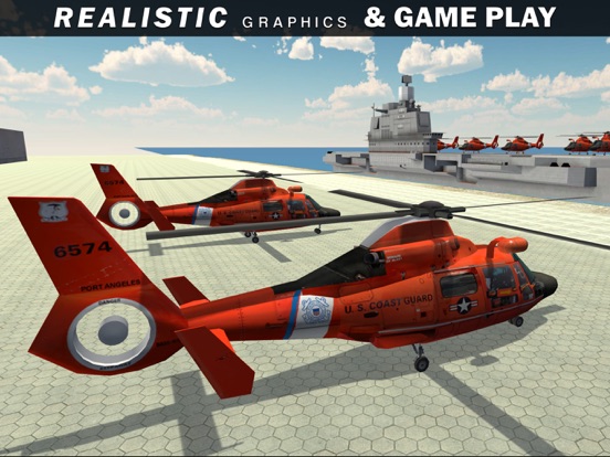 Screenshot #4 pour Jeu de vol de l'hélicoptère navire transporteur