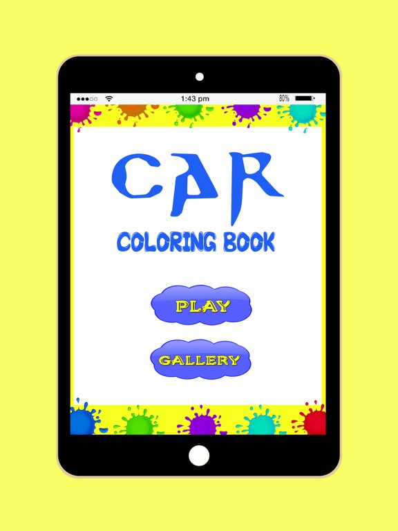 Screenshot #4 pour Cars Colouringbook -Kids Educational Coloring Game