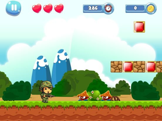 Screenshot #4 pour Super Plate Forme De Soldat Aventure Jungle Jeu Du