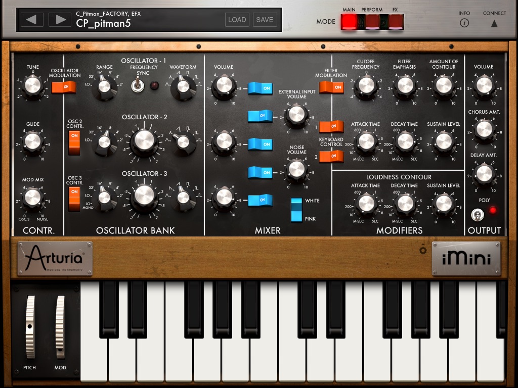 iMini Synthesizer screenshot 2