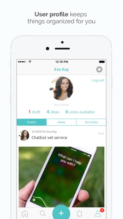 Idea Catcher - validate it, team chat & note app screenshot-4