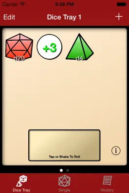 Game screenshot Dice Tray - RPG Dice Roller mod apk