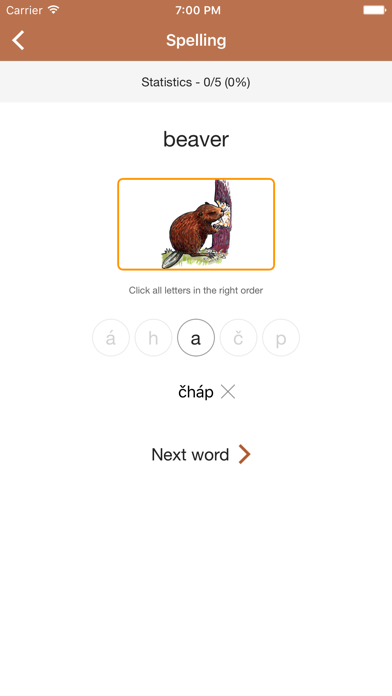 Nakoda Vocab Builder iPhone screenshot 4 - Education app