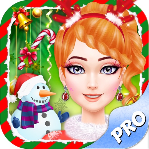 Snowy Christmas Girl Salon PRO iOS App