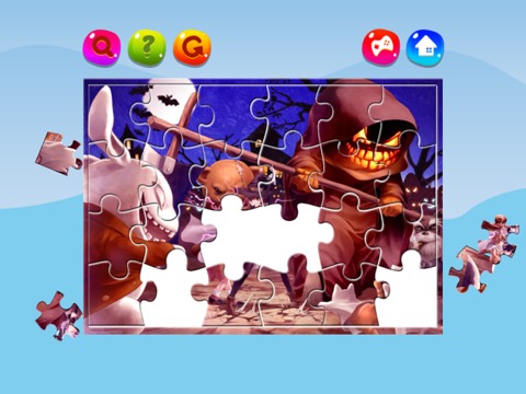 Cartoon Jigsaw Puzzles Box for Happy Halloweenのおすすめ画像1