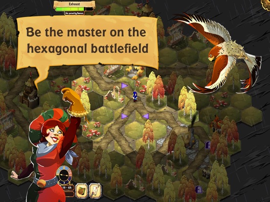 Crowntakers - The Ultimate Strategy RPG iPad app afbeelding 1
