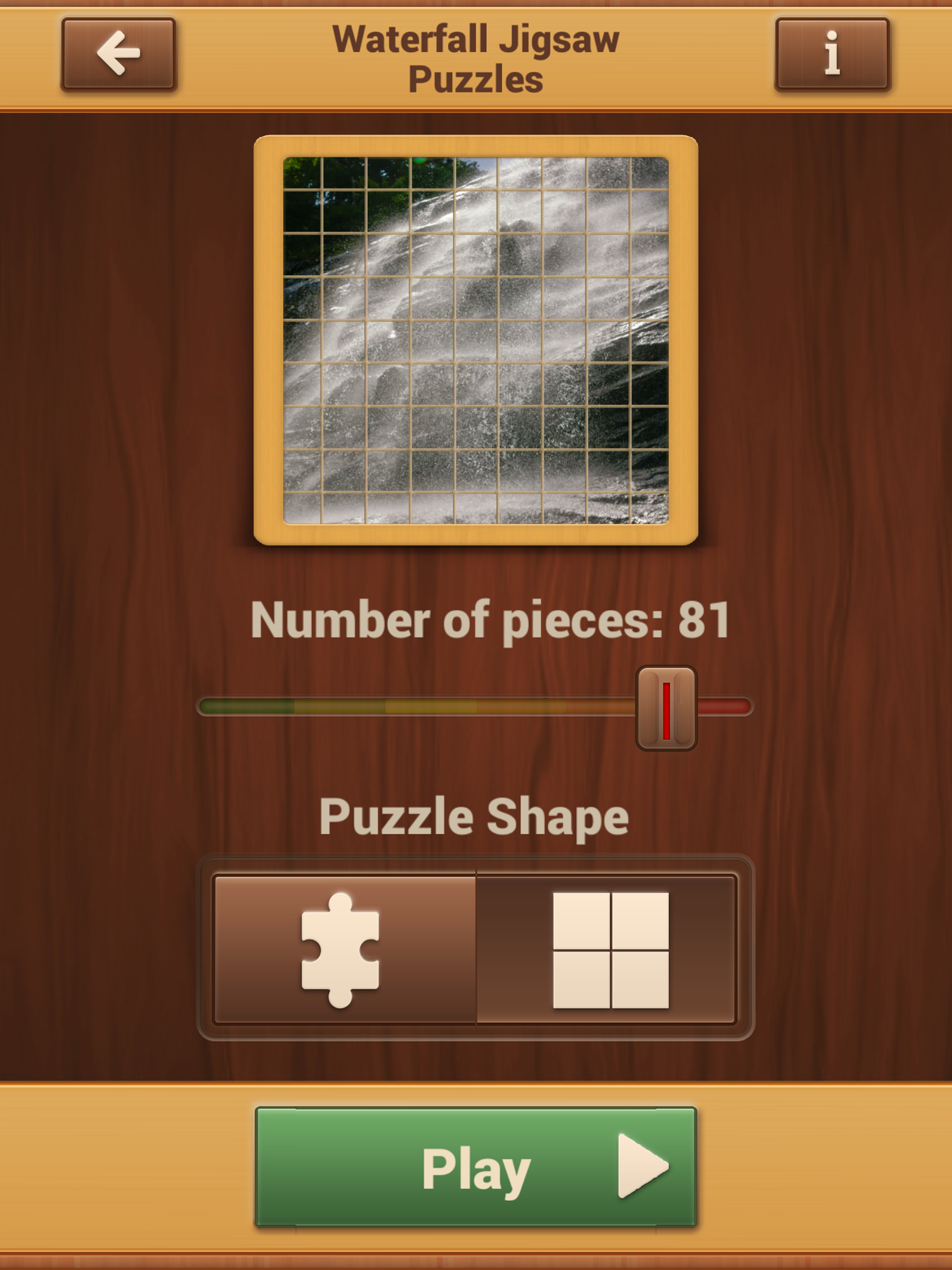 Waterfall Jigsaw Puzzles - Nature Picture Puzzle
