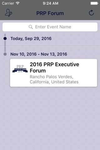 PRP Executive Forum screenshot 2