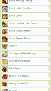 Resep Sayur Indonesia screenshot #2 for iPhone