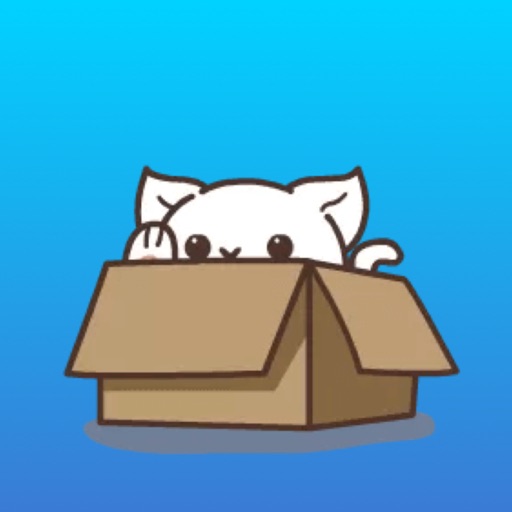 Kitty In The Box Animated Sticker