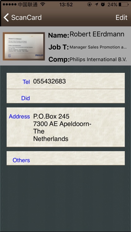 ScanCard-Bizcard Reader (EU)