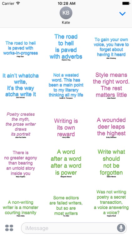 LIT QUOTES STICKERS