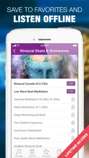 binaural beats meditation studio & brainwave mind iphone screenshot 4