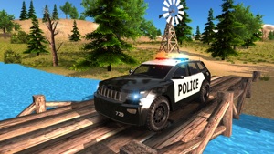 Police Car driving Offroad 4x4 screenshot #5 for iPhone