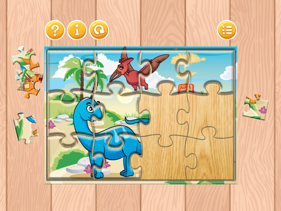 Dino Jigsaw Puzzles Dinosaur For Toddlers and Kids iPad screenshot