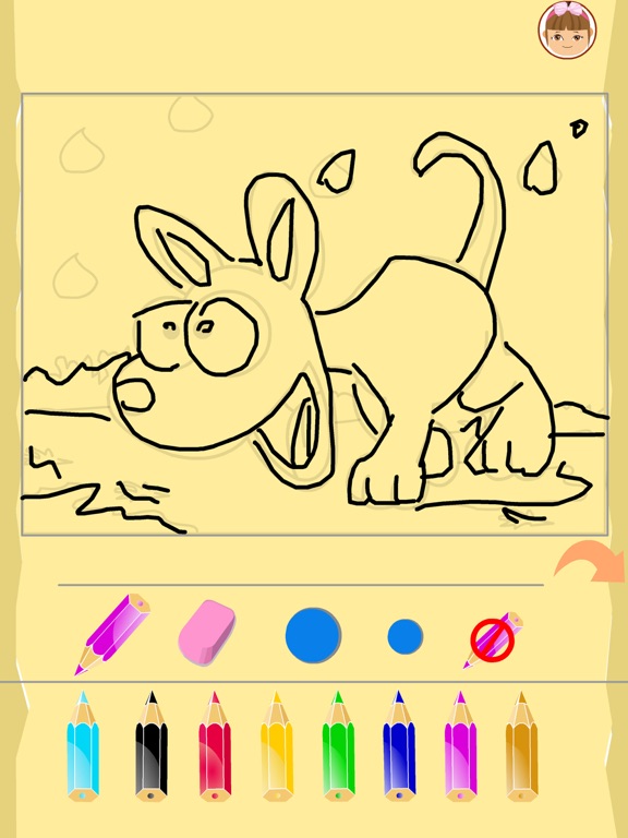 How to draw dog-Baby Simple Drawings