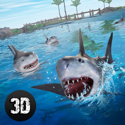 Monster Shark Huntin Safari Fishing Simulator Full icon