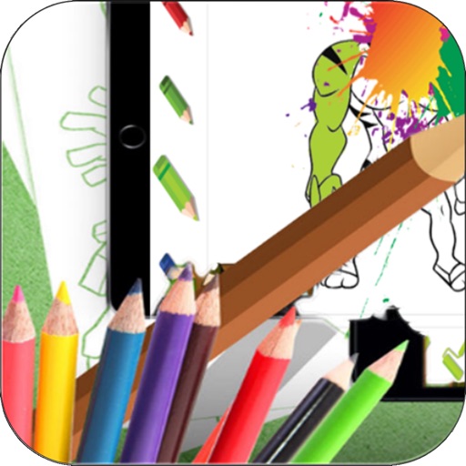 Coloring Book : Cartoon For Ben 10 Edition icon