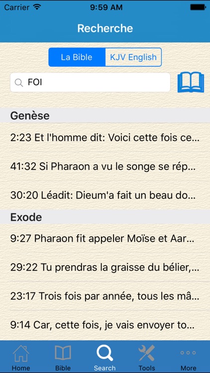 La Sainte Bible en Français par Louis Segond