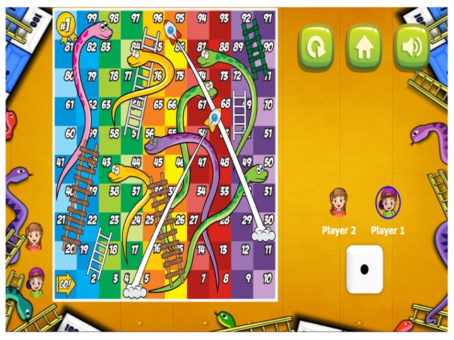 Snakes and ladders, Snake game, Ladders game