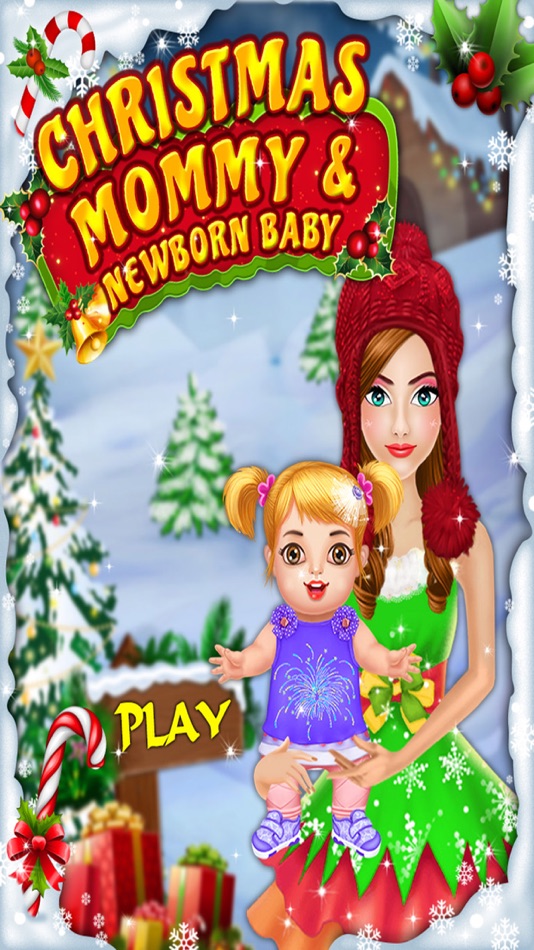 Christmas Mommy & NewBorn Baby - Girls Games Free - 1.0 - (iOS)