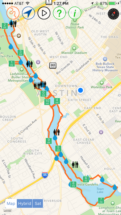 ATX Trail - never get lost or thirsty on Austin's Town Lake trail ever again.のおすすめ画像3