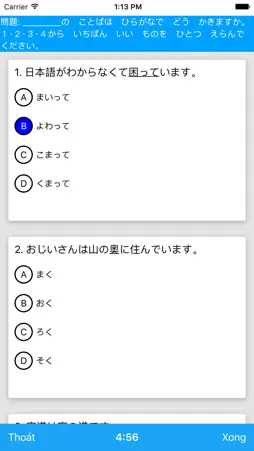JLPT Test screenshot 2