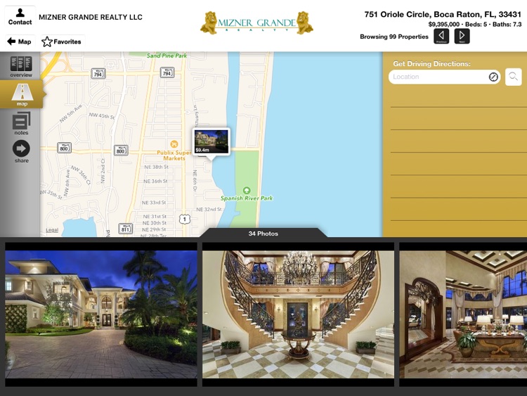 Mizner Grande Realty for iPad