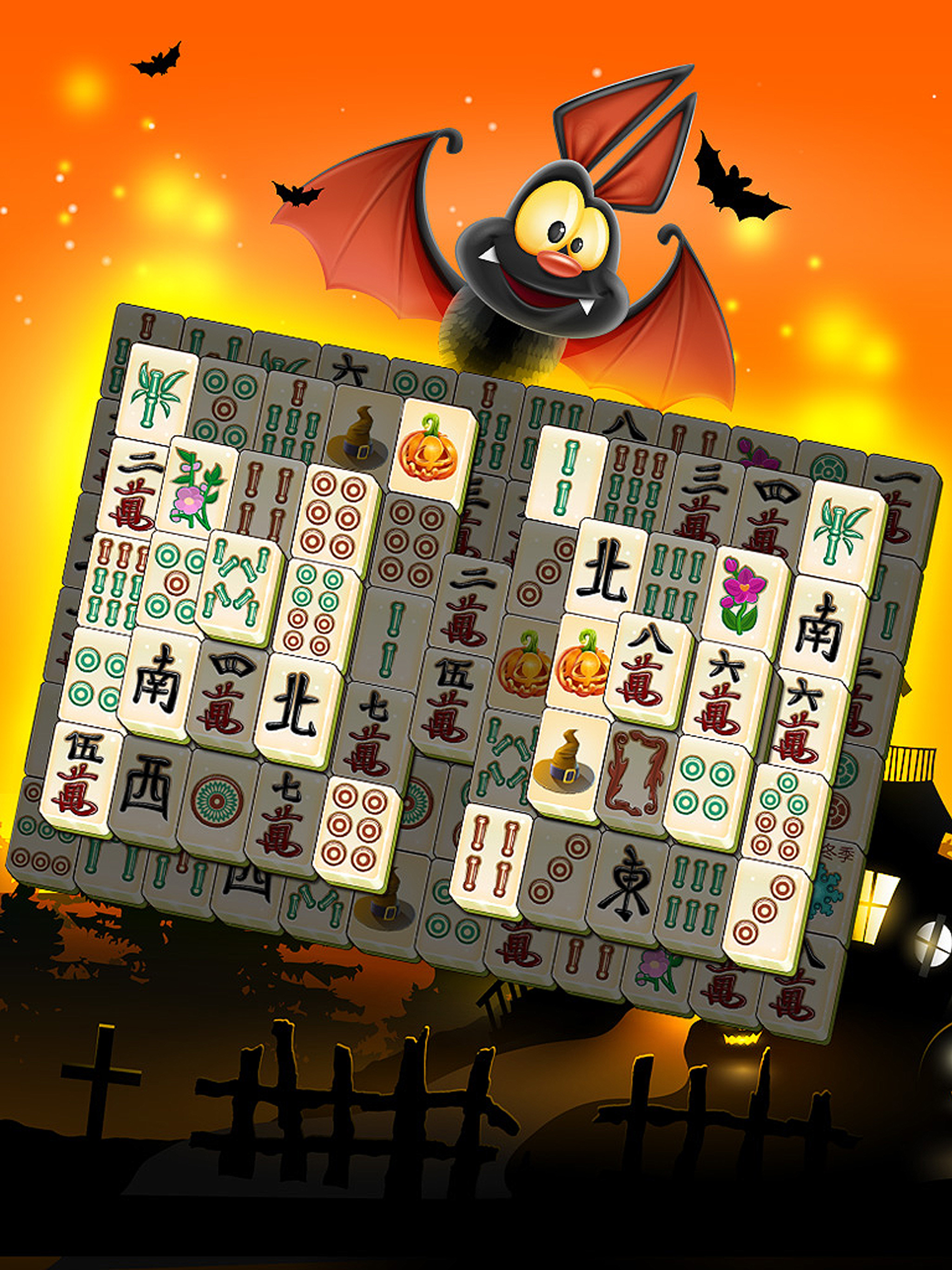 Halloween Mahjong - Spooky Pumpkin Puzzle Deluxe