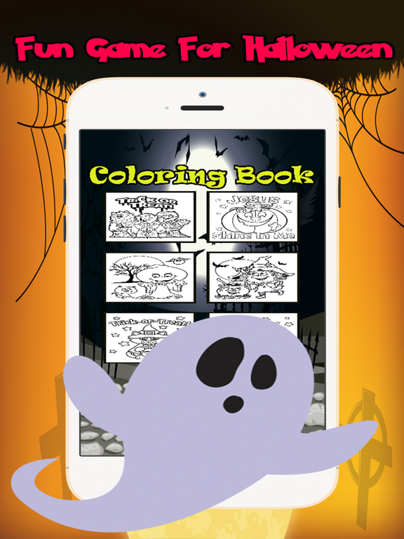 Halloween Coloring Book:Color Games For Adult Kids | App Price Drops